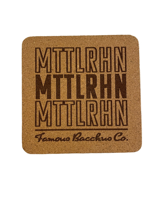 Kork Untersetzer - quadratisch - MTTLRHN