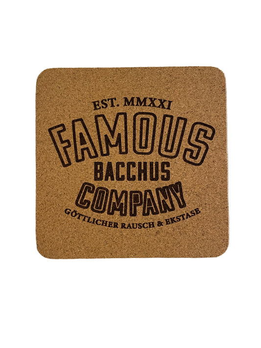 Kork Untersetzer - quadratisch - FBC Göttlicher Rausch & Ekstase