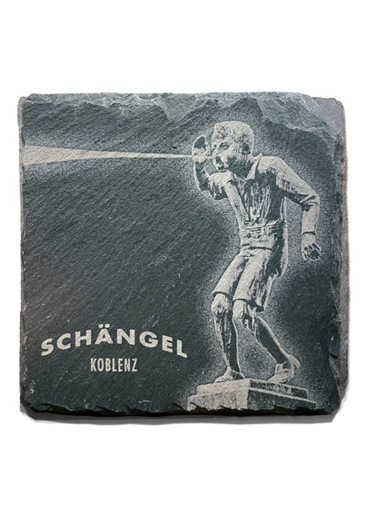 Schiefer Untersetzer - Schängel - Koblenz
