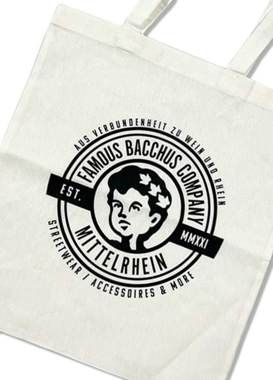 Baumwolltasche - FBC Logo - weiss