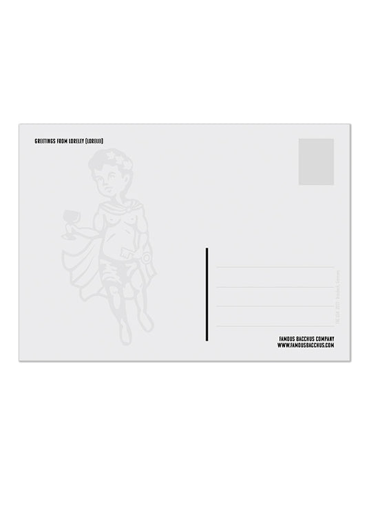 Postkarte - Greetings from Loreley