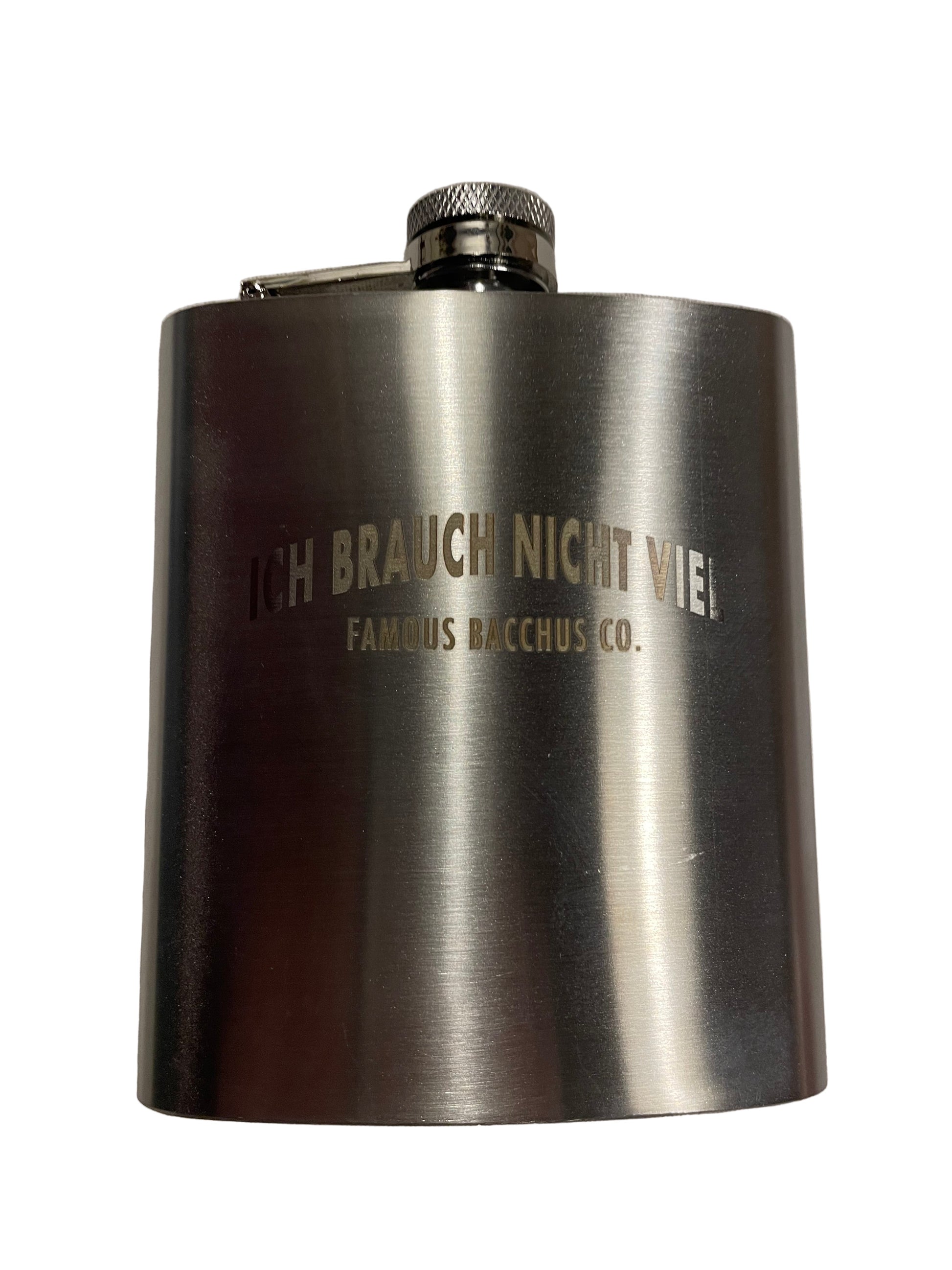 Flachmann - ICH BRAUCH NICHT VIEL - FAMOUS BACCHUS COMPANY