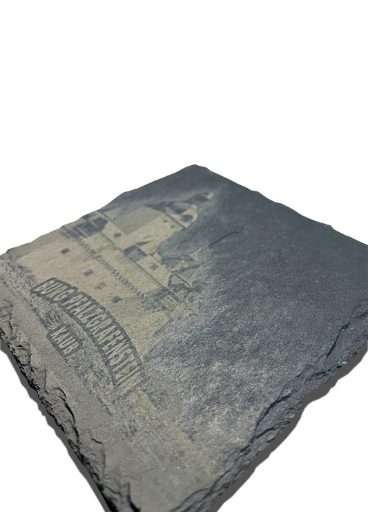 Schiefer Untersetzer - Burg Pfalzgrafenstein - Kaub