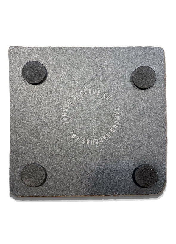 Schiefer Untersetzer - Marksburg - Braubach - Motiv 01