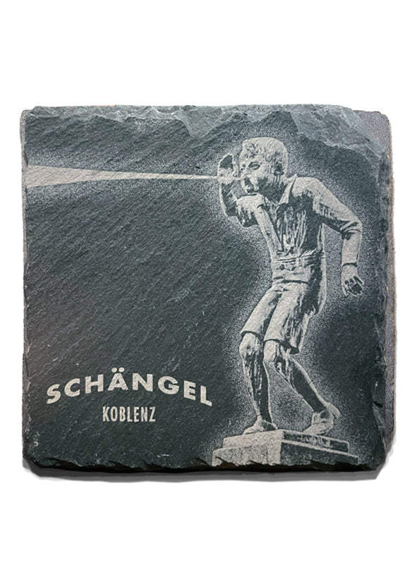 Schiefer Untersetzer - Schängel - Koblenz