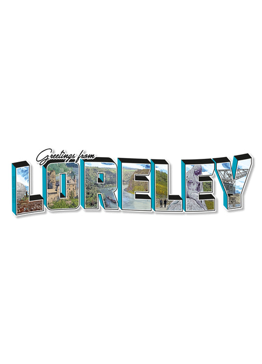 Aufkleber - Greetings from Loreley