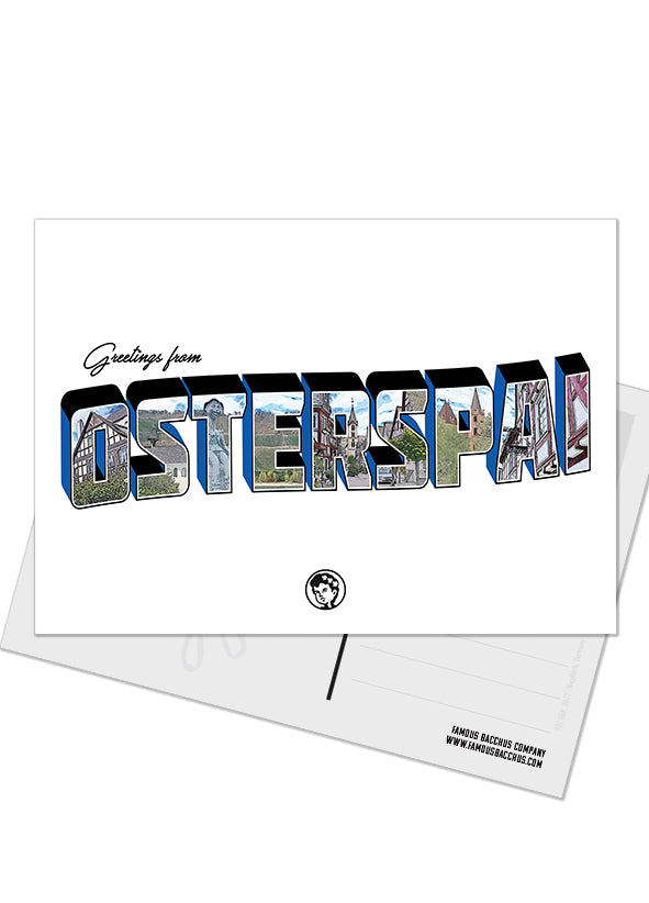 Postkarte - Greetings from Osterspai