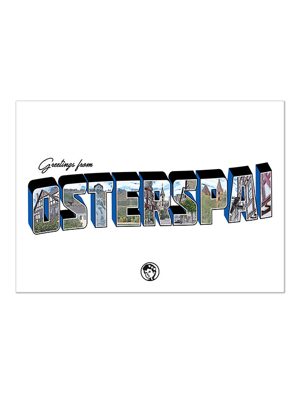 Postkarte - Greetings from Osterspai
